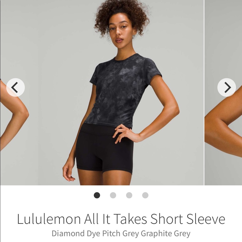 Lululemon Nulu all it takes short sleeve crop top